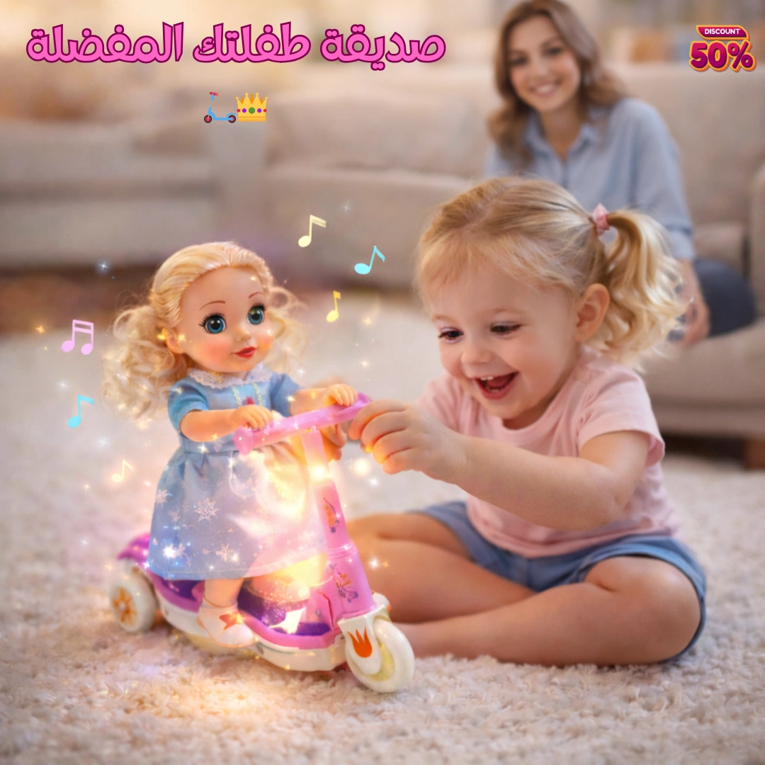 دمية التروتينيت السحرية - هدية الأحلام لأميرتك الصغيرة🛴💖