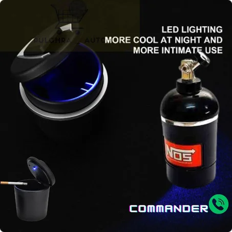 Cendrier voiture Led