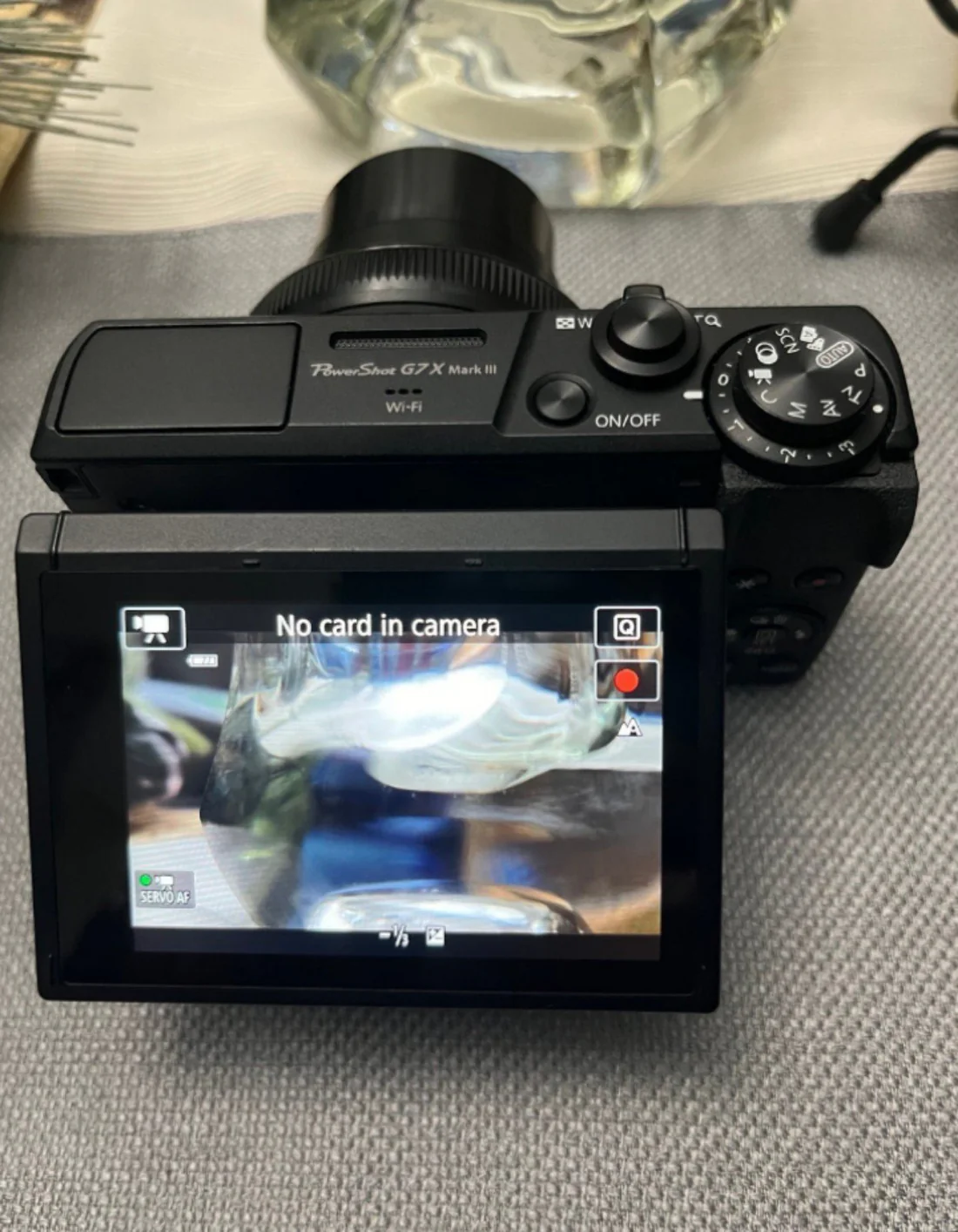 Canon G7x Mark III (barely used).