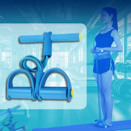 حزام مقاومة بدواسات للقدمين