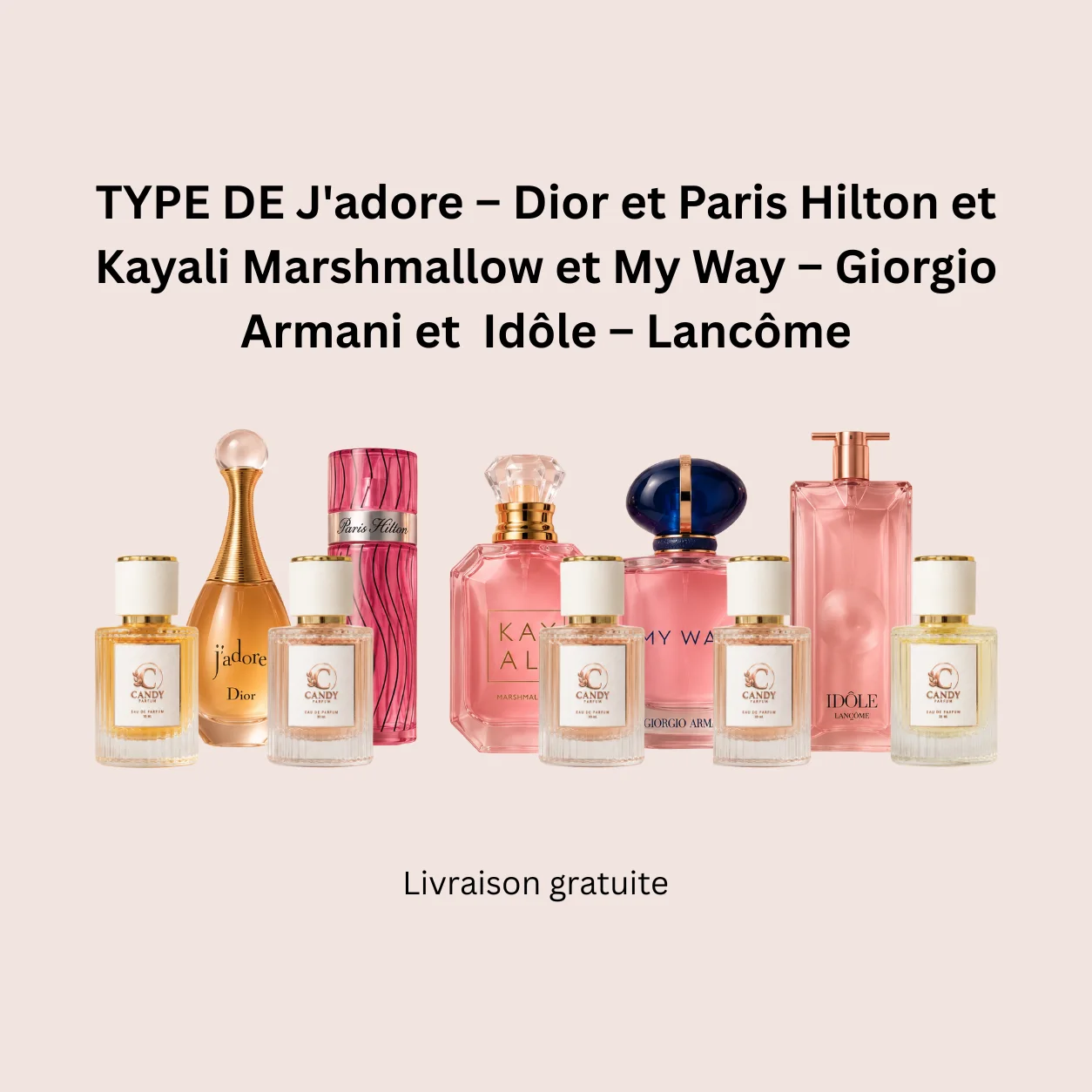 pack 5 parfums