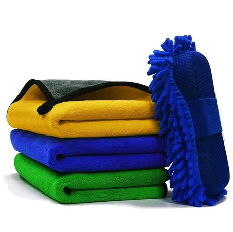 كورال بلو - منشفة تنظيف من الألياف الدقيقة للسيارة