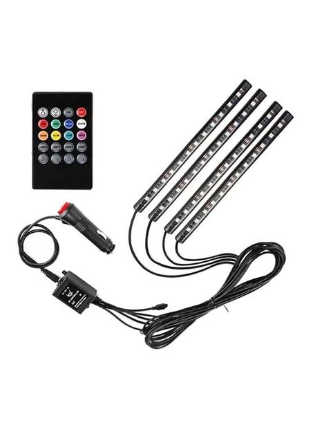 مصباح سيارة للزينة مع منفذ USB