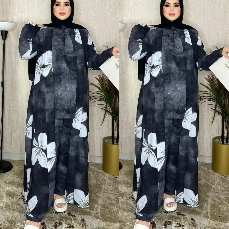 أنصومبل 3 القطع توب كريب جينز