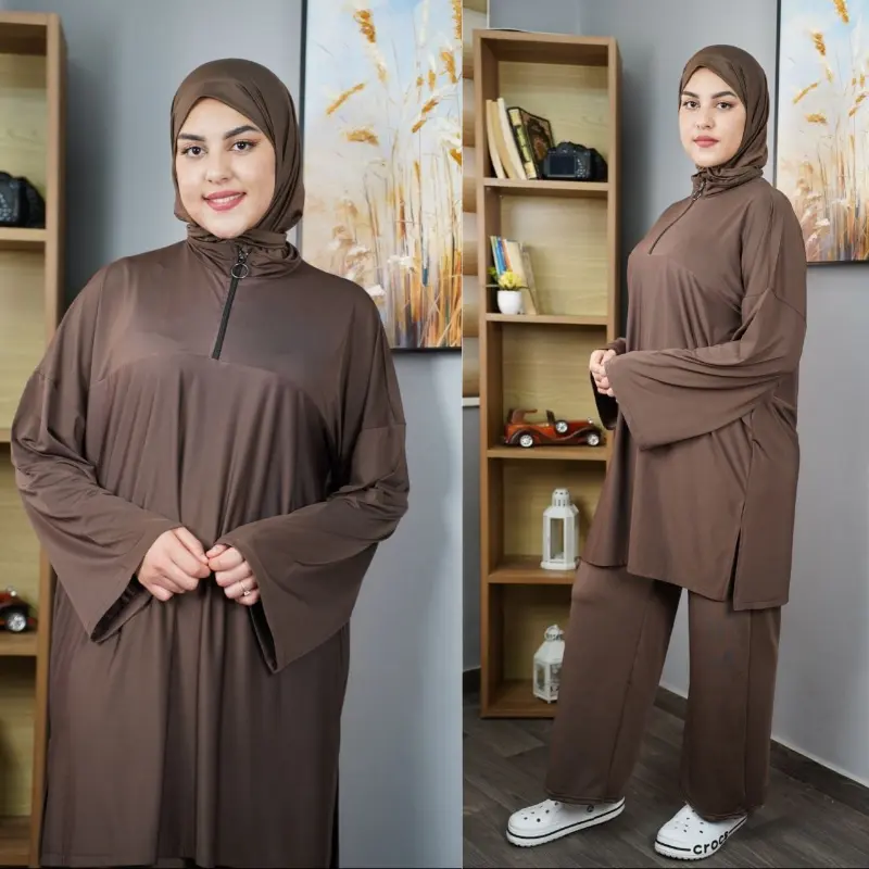 بوركيني يتكون من 3 قطع + التقاشر ديالو
