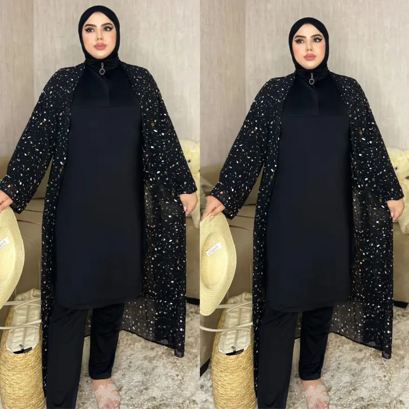 بوركيني يتكون من 4 قطع توب بولياميد