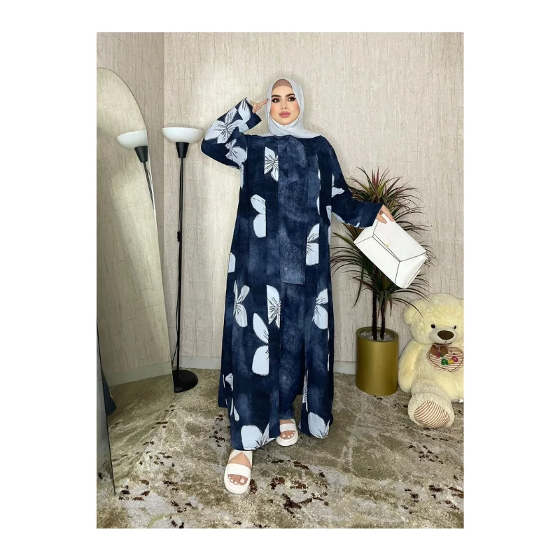 طقم نسائي فاخر 3 قطع – أناقة راقية بإطلالة مميزة ✨