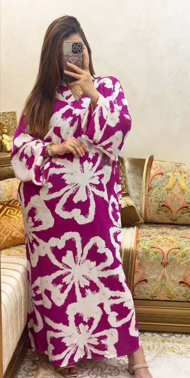 جلابة الورود الأنيقة