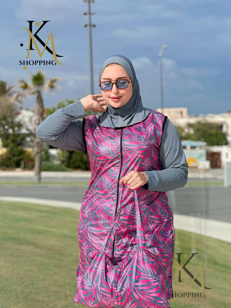 🎉 دائماً الجديد معانا!  تبحري و تفركسي براحتك مع البوركيني الطويل 🏊‍♀️