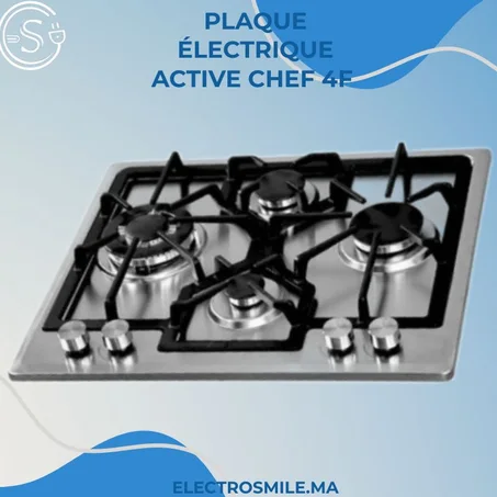 PLAQUE ELECTRIQUE ACTIVE CHEF 4F 60CM