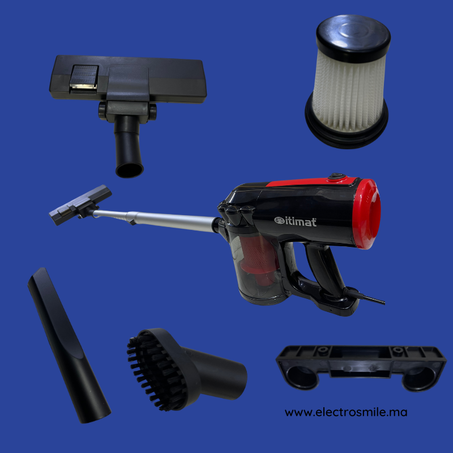 Aspirateur ITIMAT à fil 4 en 1 à main sans sac cyclonique 1500w