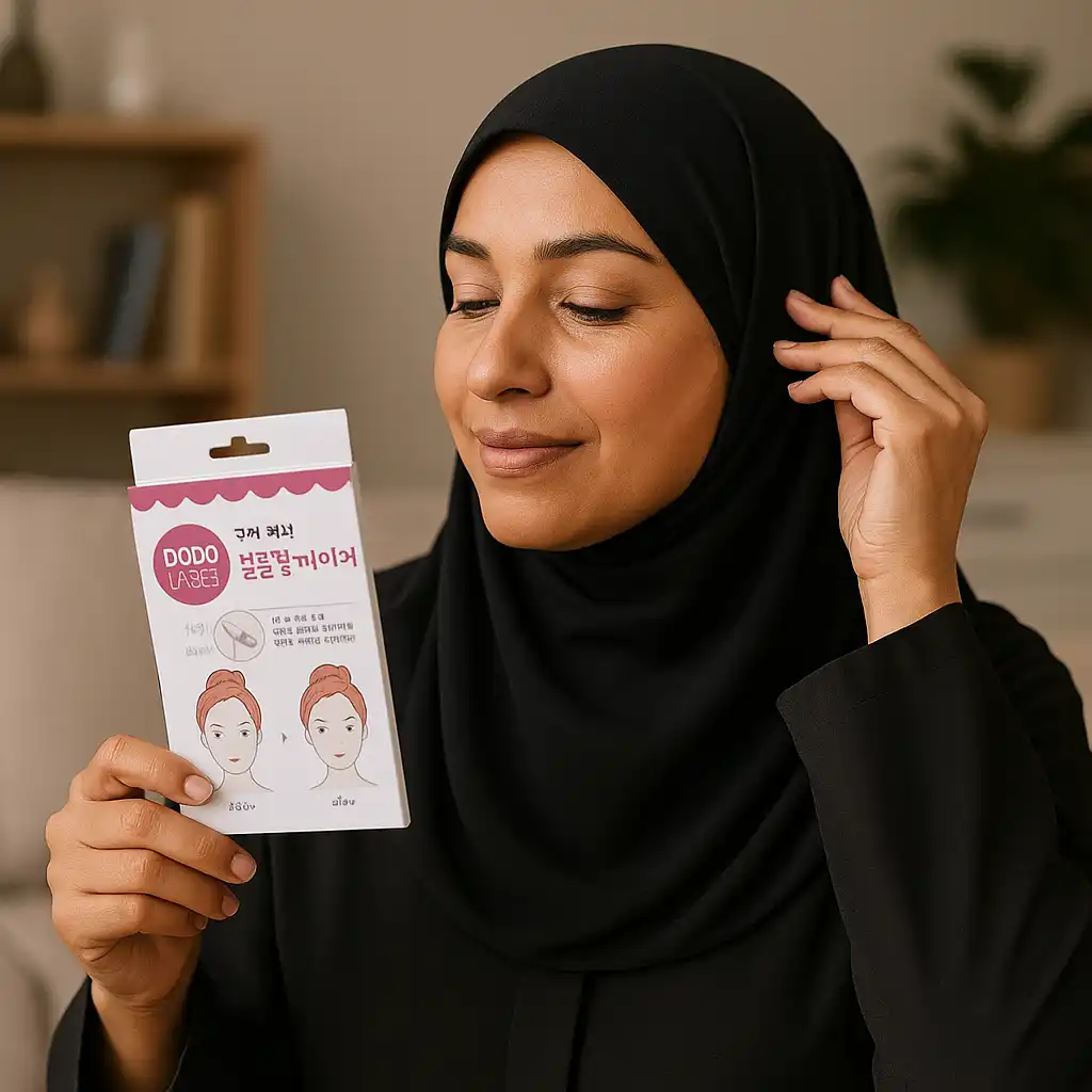 ملصقات شد الوجه: الحل السحري الذي يمنحكِ شد فوري الوجه والرقبة والذقن، لتتألقي بإطلالة جذابة كالنجمات