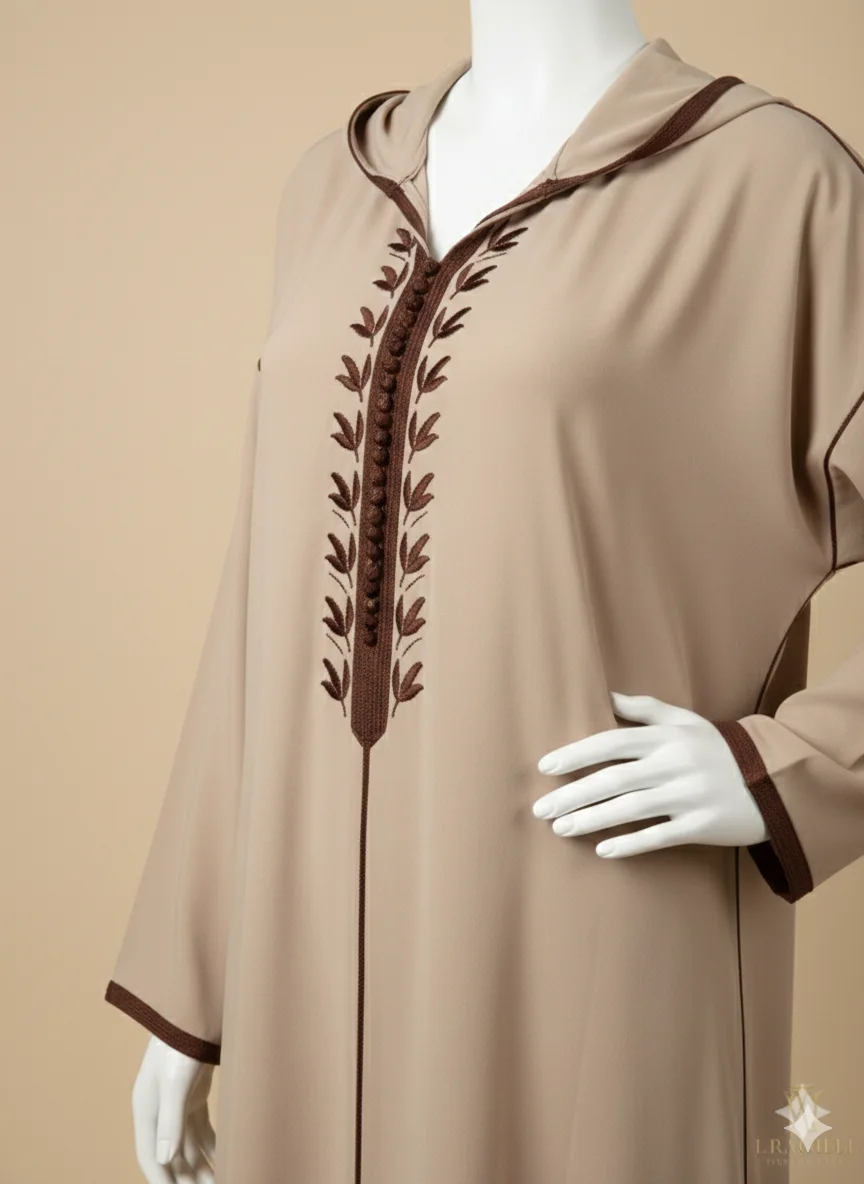 Djellaba Mlifa Rbati - beige