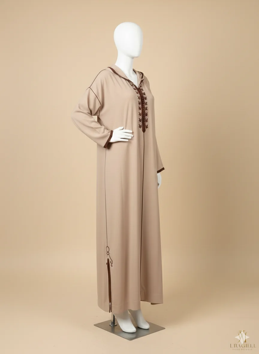 Djellaba Mlifa Rbati - beige