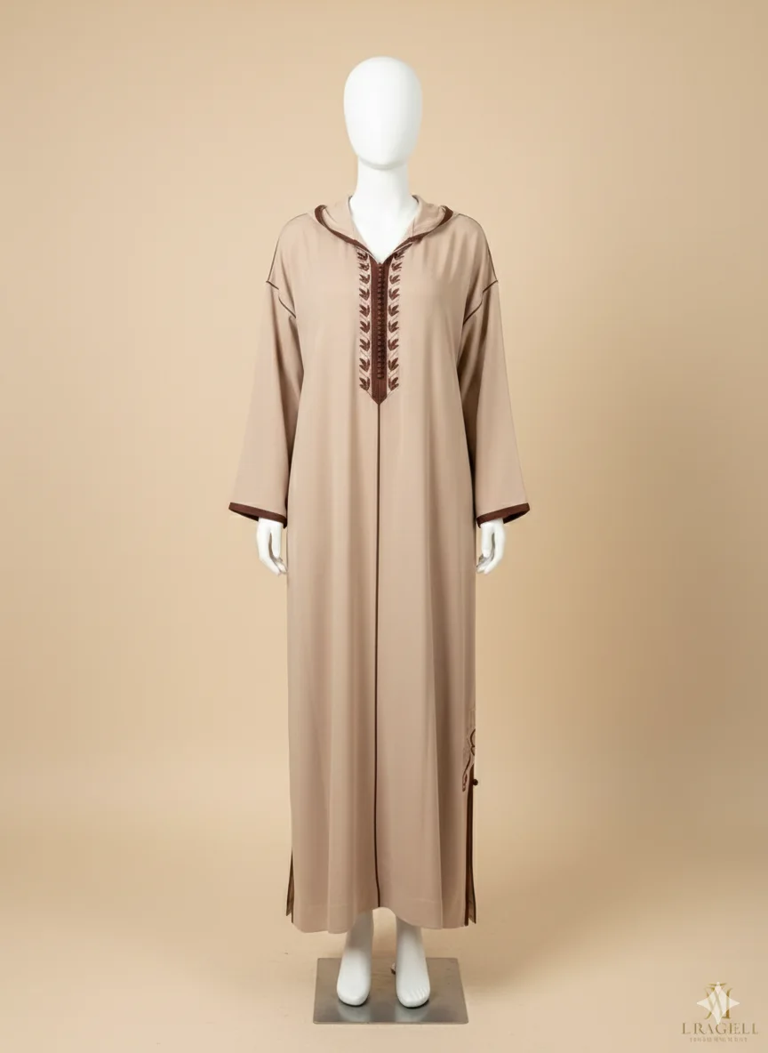 Djellaba Mlifa Rbati - beige