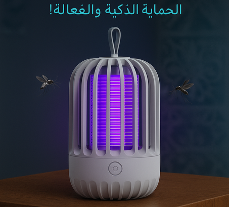 🦟 مصباح قاتل البعوض – الحماية الذكية والفعالة!