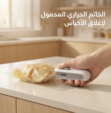 الخاتم الحراري المحمول لإغلاق الأكياس