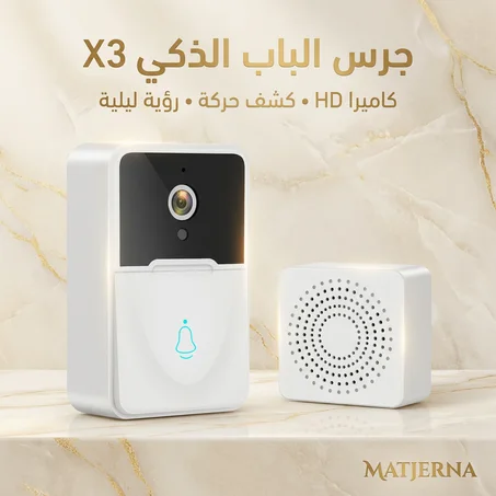 جرس الباب الذكي X3 بنظام المراقبة الفورية