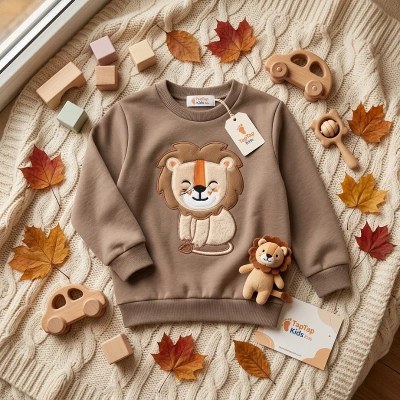 طقم الأسد الصغير — 3 قطع Le Petit Roi — Ensemble 3 Pièces Lion