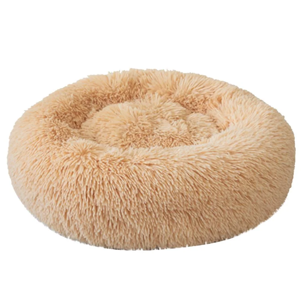 Purrveil™ Calming Plush Donut Stress-Relief Bed