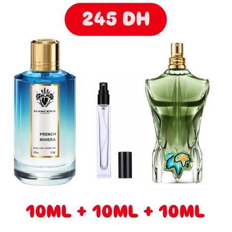 10ml mancera French riveira +10ml jpg le beau paradise garden+10ml gratuite