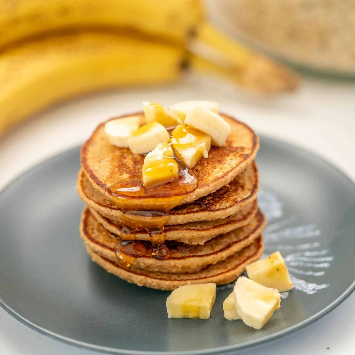 Banana Oat Pancakes