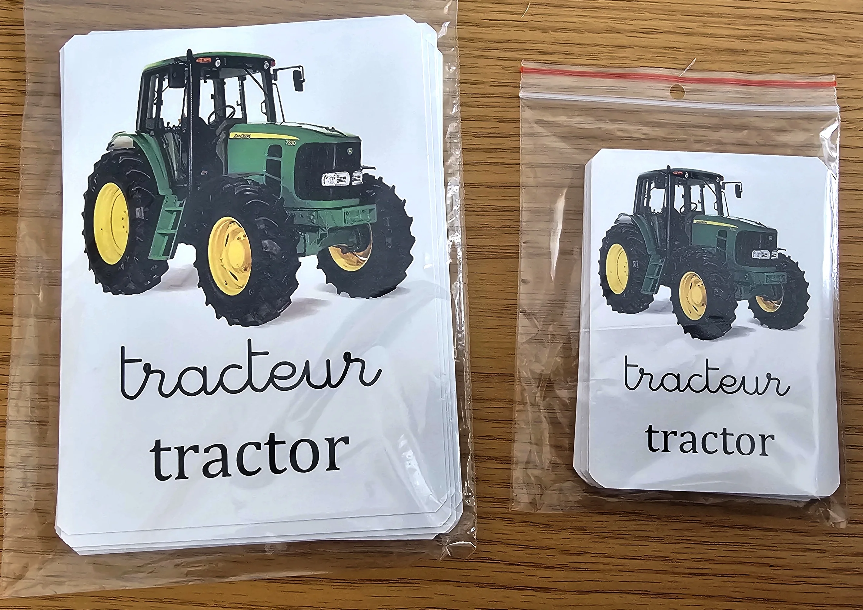 Pack de 180 cartes de nomenclature