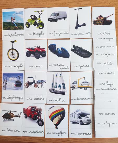 45 cartes des moyens de transport