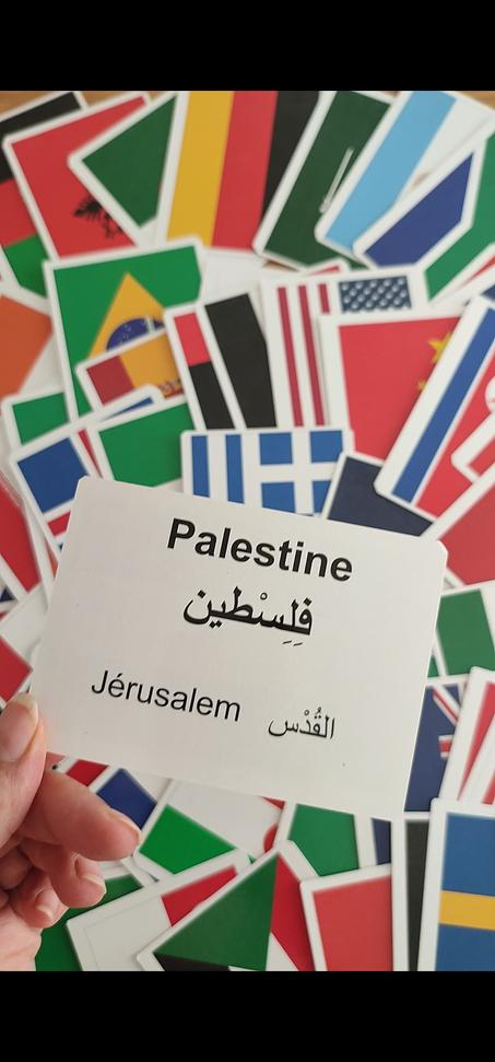 Cartes des drapeaux des pays