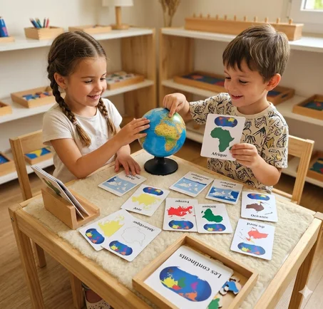 13 Cartes des continents et des océans