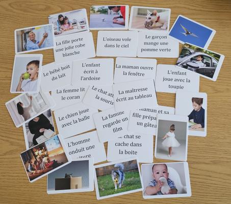 30 cartes des phrases avec images