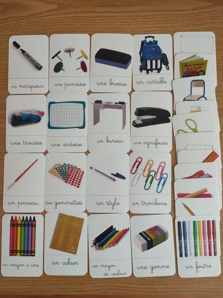 27 cartes des objets de classe