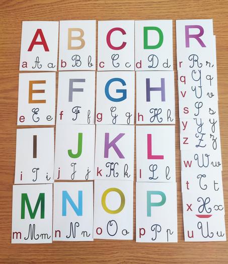 26 Cartes de l'alphabet