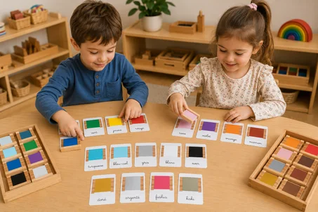 18 cartes des couleurs français