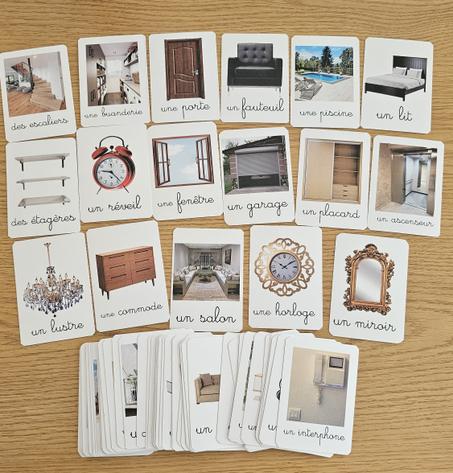 70 cartes de la maison