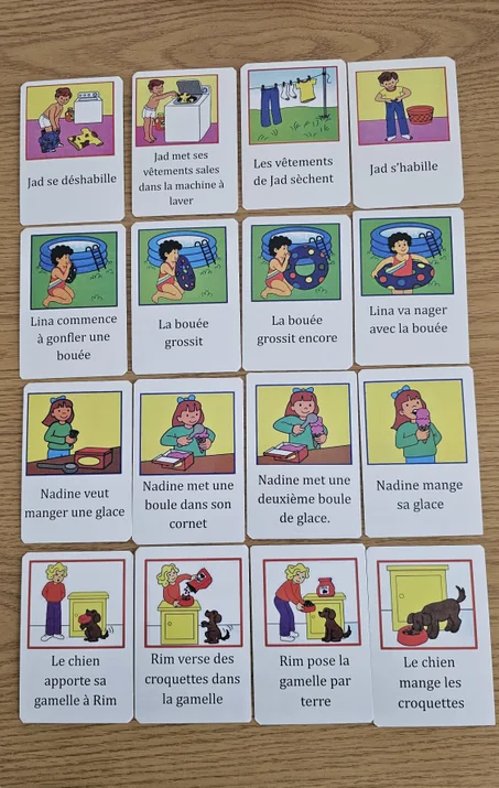 84 Cartes d'histoires à séquencer