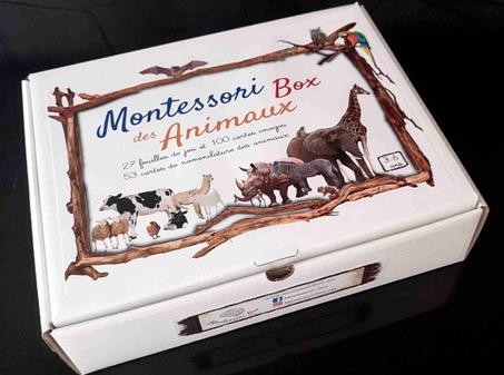 Montessori box des animaux  3-6 ans "12 jeux"