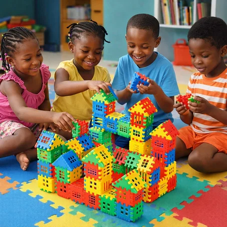 Construisez le monde de votre enfant : Le Kit de Blocs Magiques !