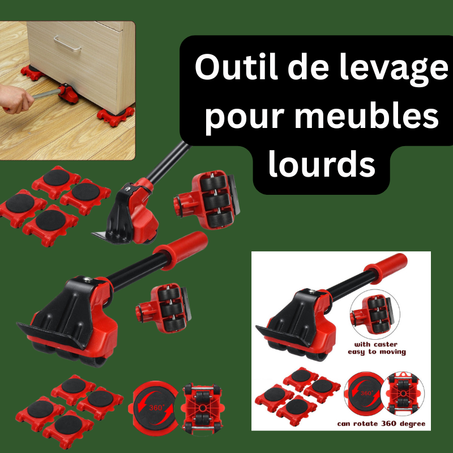 Outil de levage et de déplacement de meubles