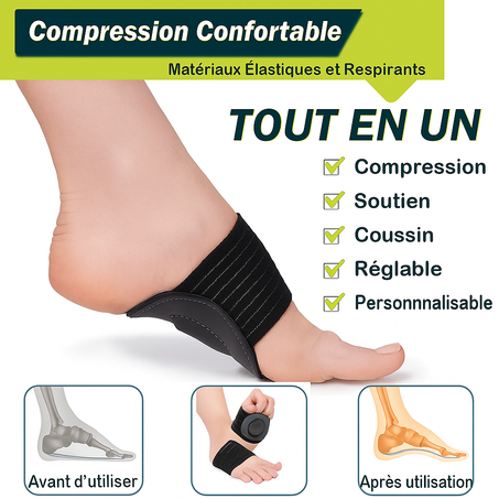 Soulagez vos pieds avec ces soutiens plantaires – Paire complète incluse !