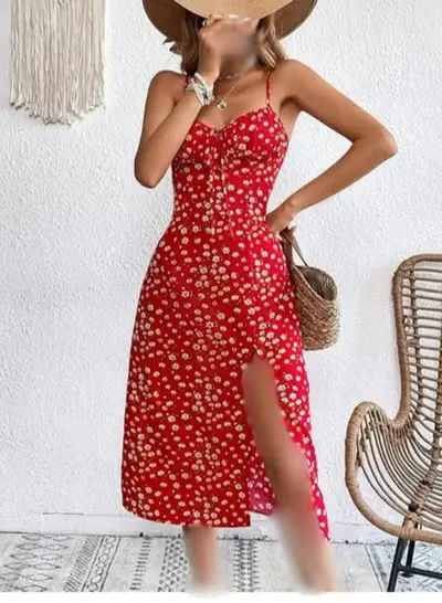 Lingerie Dress for Girls - Red