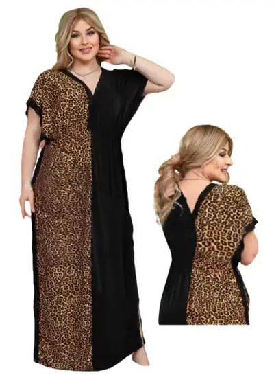 Summer Home Abaya - Cotton - Tiger