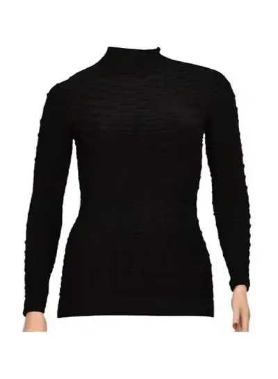 Square T-shirt for girls - Black