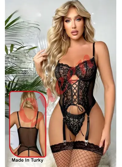 Lingerie Dress for Girls - Black
