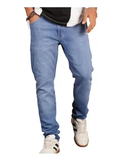 Jeans pants with soft and comfortable material - Blue