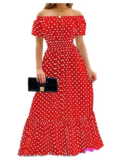 Elegant off-shoulder Dress for Girls