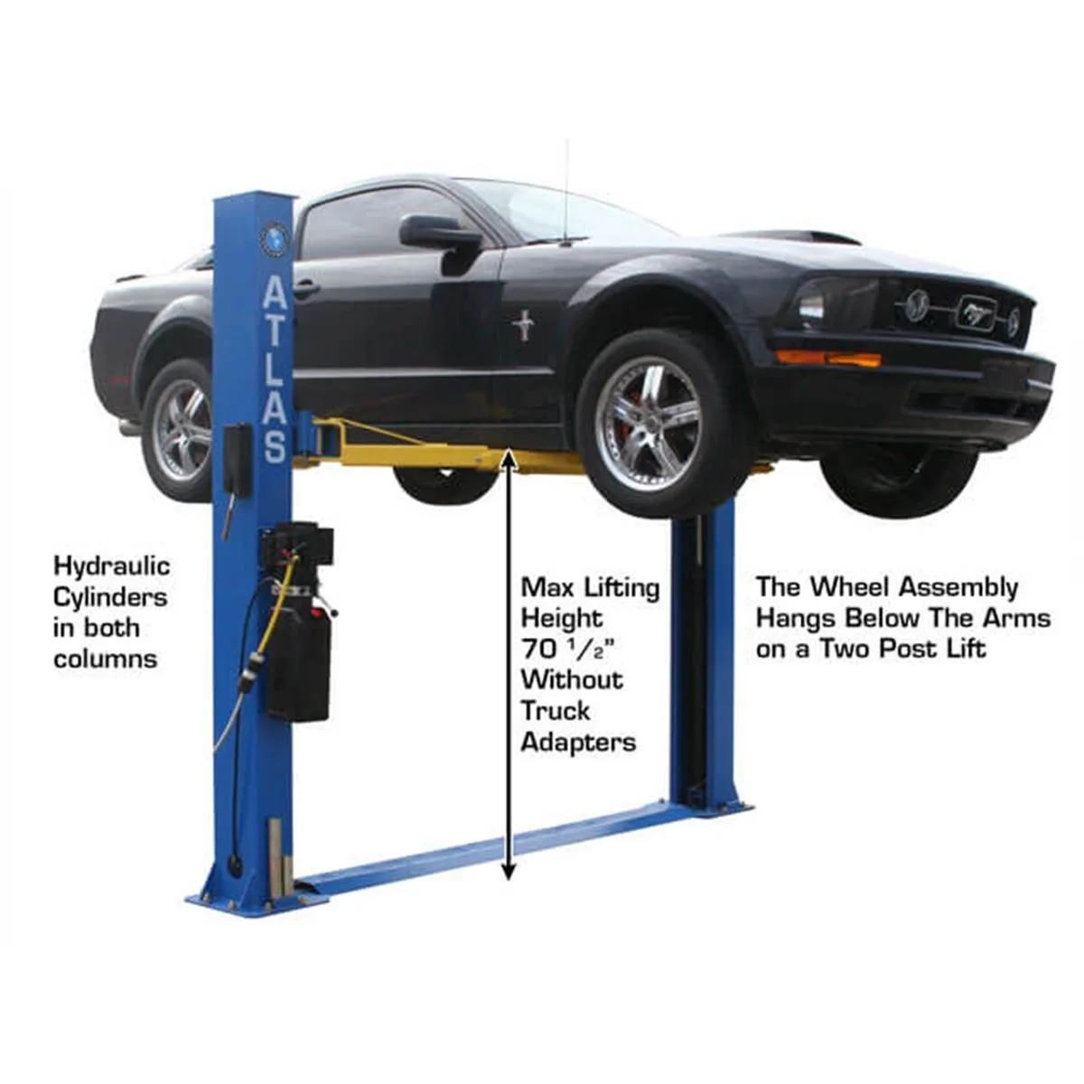 Atlas Automotive Equipment BP8000 8,000 lb Baseplate Lift