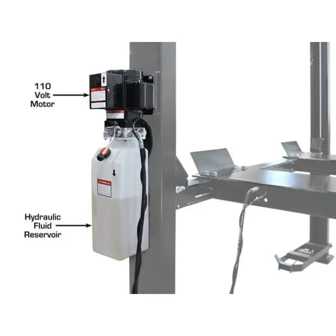 Atlas ALI Certified APEX9 4-Post Lift + RJ6 Rolling Bridge Jack Combo