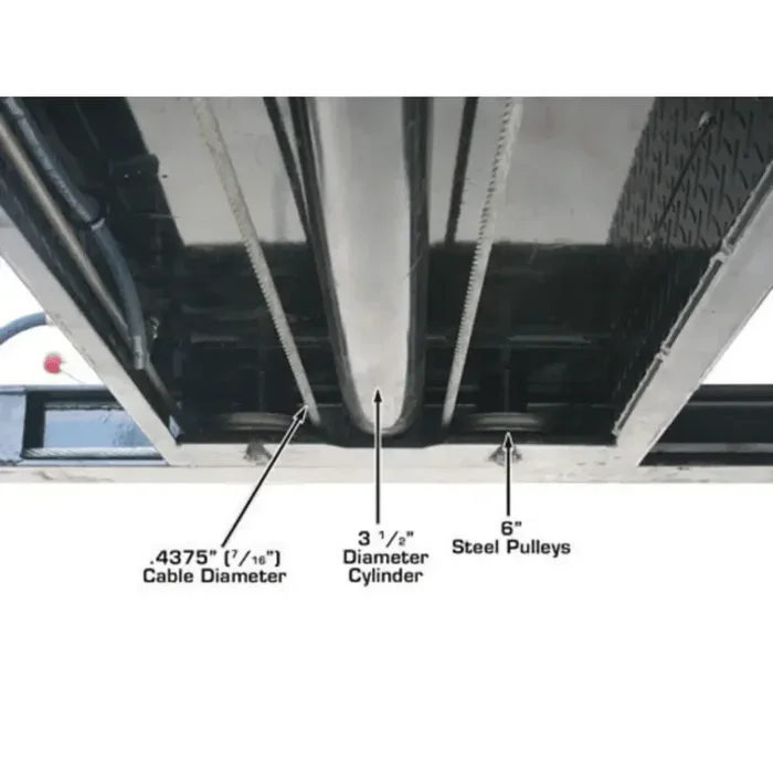 Atlas Garage Extra Tall/Extra Wide 4 Post Portable Car Lift
