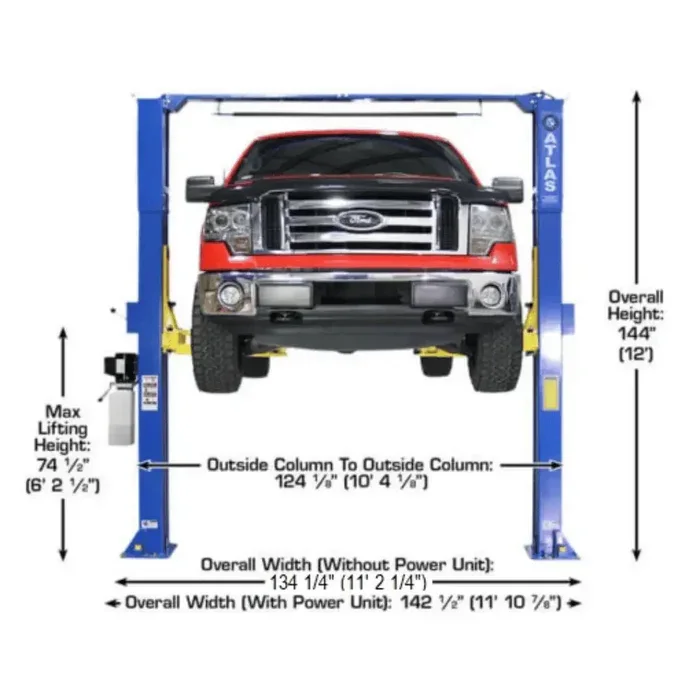Atlas PRO-9D 9,000 lb 2 Post Overhead Lift